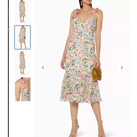Talulah Bittersweet Flounce Midi Dress - Multi size‎ XL - Picture 2 of 13